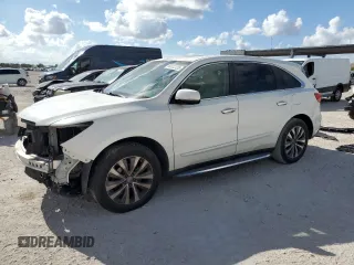 2014 Acura MDX Technology z VIN 5FRYD3H44EB020825, wystawiony jako Copart lot #60933125 z przebiegiem 147 010 mil mil oraz Szkoda całkowita • Salvage title. Historia ofert i sprzedaży dostępna na DreamBid. Obrazek 1.