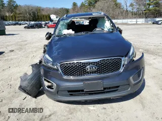 2017 Kia Sorento LX with VIN 5XYPGDA3XHG288867, listed as a Copart auction lot 49844105 with 0 mi miles and Salvage Title. Bid and sale history available at carsss.com. Image 5.