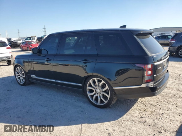 2017 Land Rover Range Rover with VIN SALGS5FE3HA339374, listed as a Copart auction lot 80572104 with 129,795 mi miles and Clean title. Bid and sale history available at DreamBid. Image 2.