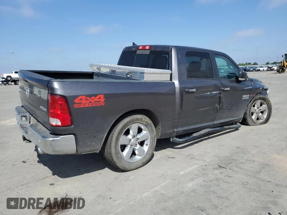 2017 Ram 1500 Big Horn with VIN 1C6RR7LM8HS872244, listed as a Copart auction lot 53656155 with 75,822 mi miles and Salvage Title. Bid and sale history available at carsss.com. Image 3.
