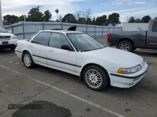 1991 Acura Integra with VIN JH4DB1669MS009690, listed as a Copart auction lot 42462585 with 300,660 mi miles and Salvage title. Bid and sale history available at DreamBid. Image 4.