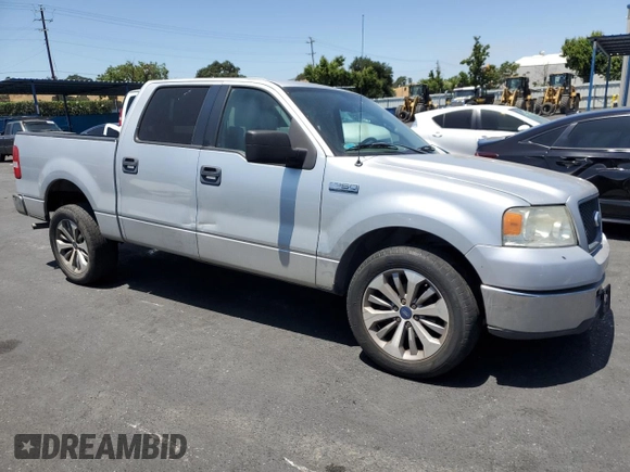 2006 Ford F-150 XLT with VIN 1FTRW12W16FA69394, listed as a Copart auction lot 59259015 with 96,303 mi miles and Salvage title. Bid and sale history available at DreamBid. Image 4.