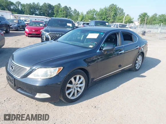 2007 Lexus LS 460 with VIN JTHBL46F975051429, listed as a IAAI auction lot 42609494 with 229,424 mi miles and . Bid and sale history available at DreamBid. Image 16.