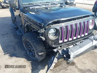 2021 Jeep Wrangler Unlimited Sport S with VIN 1C4HJXDN6MW812565, listed as a IAAI auction lot 41506140 with 27,273 mi miles and . Bid and sale history available at DreamBid. Image 6.