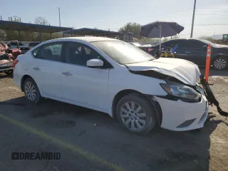 2017 Nissan Sentra S with VIN 3N1AB7AP2HY392616, listed as a Copart auction lot 52530035 with 53,089 mi miles and Salvage Title. Bid and sale history available at carsss.com. Image 4.