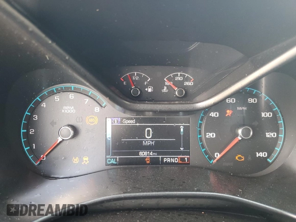 2018 Chevrolet Colorado 2WD LT с VIN 1GCGSCEN7J1261863, выставлен на аукционе Copart как лот 68166163 с пробегом 60 614 миль миль и На запчасти • Non repairable. История ставок и продаж доступна на DreamBid. Изображение 9.