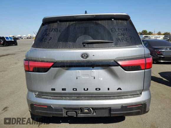 2023 Toyota Sequoia SR5 with VIN 7SVAAAAA4PX001707, listed as a Copart auction lot 69430364 with 0 mi miles and Non Repairable. Bid and sale history available at carsss.com. Image 6.