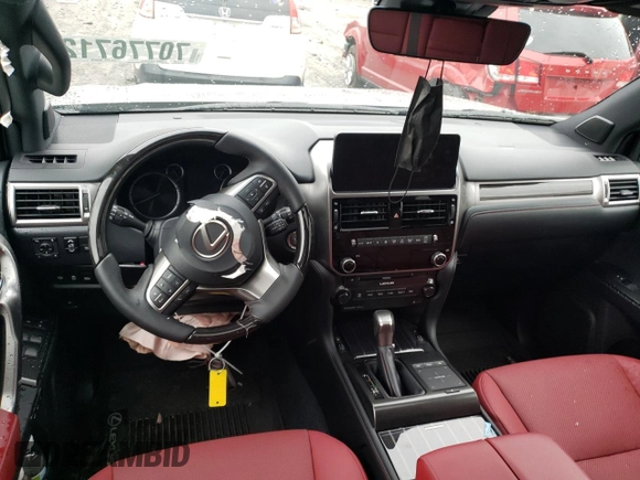2022 Lexus GX with VIN JTJAM7BX6N5331992, listed as a Copart auction lot 70776712 with 632 mi miles. Bid and sale history available at carsss.com. Image 8.