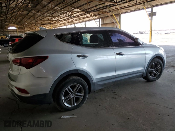 2017 Hyundai Santa Fe 2.4L z VIN 5XYZT3LB7HG495591, wystawiony jako Copart lot #58446915 z przebiegiem Nie podano mil oraz Czysty tytuł • Clean title. Historia ofert i sprzedaży dostępna na DreamBid. Obrazek 3.