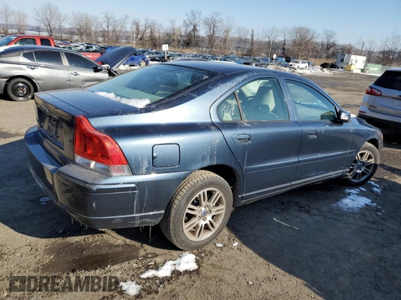 2008 Volvo S60 2.5T with VIN YV1RH592682701511, listed as a Copart auction lot 42283755 with 79,806 mi miles and Salvage Title. Bid and sale history available at carsss.com. Image 3.
