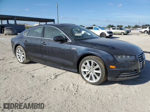 2016 Audi A7 3.0 Premium Plus with VIN WAUWGAFC3GN113139, listed as a Copart auction lot 47787875 with 45,010 mi miles and Salvage Title. Bid and sale history available at carsss.com. Image 4.