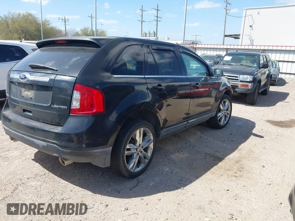 2013 Ford Edge Limited with VIN 2FMDK3KC1DBA18155, listed as a IAAI auction lot 41806629 with 124,080 mi miles. Bid and sale history available at carsss.com. Image 4.