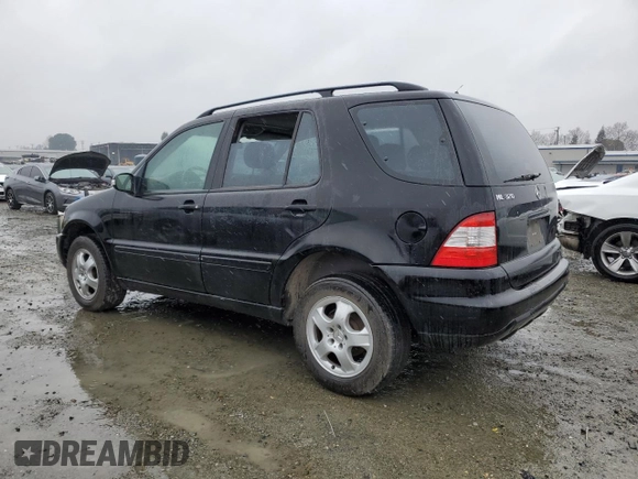 2003 Mercedes-Benz M-Class 3.2L with VIN 4JGAB54E33A394816, listed as a Copart auction lot 43430405 with 0 mi miles and Clean Title. Bid and sale history available at carsss.com. Image 2.