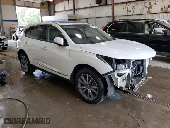 2022 Acura RDX w/Technology Package with VIN 5J8TC2H52NL017650, listed as a Copart auction lot 61570804 with 36,082 mi miles and Salvage Title. Bid and sale history available at carsss.com. Image 4.
