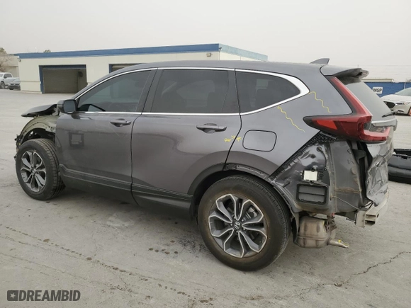 2022 Honda CR-V EX with VIN 5J6RW1H54NA015673, listed as a Copart auction lot 43639825 with 23,135 mi miles and Salvage Title. Bid and sale history available at carsss.com. Image 2.