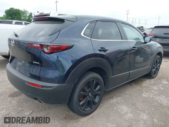 2024 Mazda CX-30 2.5 S Select Sport with VIN 3MVDMBBM2RM667016, listed as a IAAI auction lot 42156206 with 19,471 mi miles and . Bid and sale history available at carsss.com. Image 4.