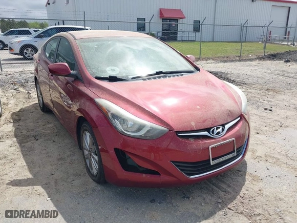 2015 Hyundai Elantra SE with VIN 5NPDH4AEXFH618708, listed as a IAAI auction lot 41932172 with 260,919 mi miles. Bid and sale history available at carsss.com. Image 6.