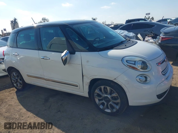 2014 FIAT 500L Lounge with VIN ZFBCFACH9EZ004041, listed as a IAAI auction lot 41366234 with 106,769 mi miles and . Bid and sale history available at DreamBid. Image 13.