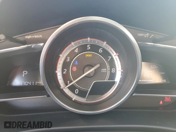 2014 Mazda 3 S Touring with VIN JM1BM1L35E1102257, listed as a Copart auction lot 46779745 with 170,441 mi miles and Salvage Title. Bid and sale history available at DreamBid. Image 9.