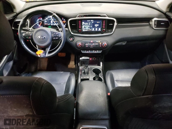 2018 Kia Sorento SX with VIN 5XYPKDA50JG418712, listed as a Copart auction lot 89107215 with 95,488 mi miles and Salvage Title. Bid and sale history available at carsss.com. Image 8.