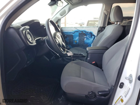 2021 Toyota Tacoma 2WD SR with VIN 3TYAX5GNXMT012971, listed as a Copart auction lot 45607205 with 55,980 mi miles and Salvage Title. Bid and sale history available at carsss.com. Image 7.