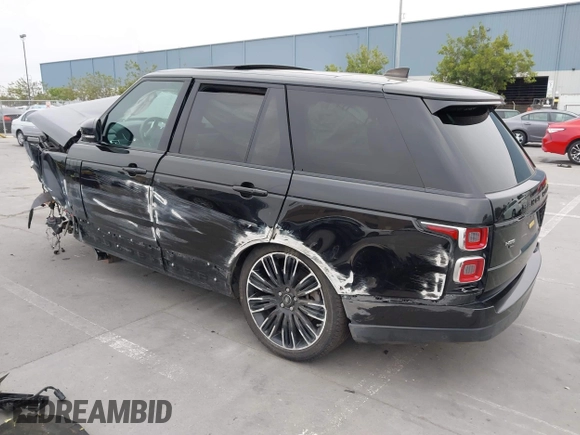 2021 Land Rover Range Rover Westminster with VIN SALGS2RU4MA441990, listed as a IAAI auction lot 42158783 with 47,771 mi miles and . Bid and sale history available at DreamBid. Image 3.
