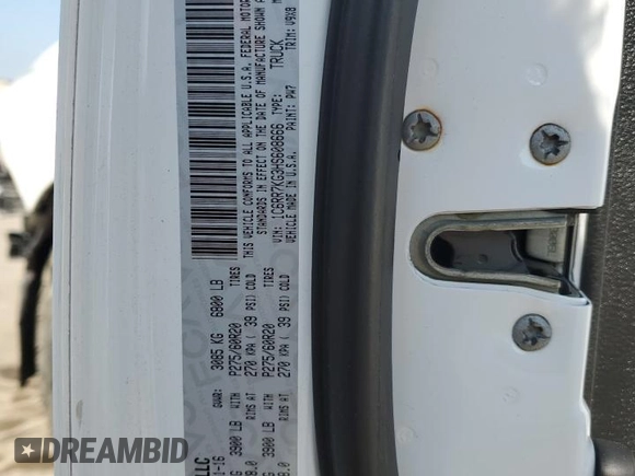 2017 Ram 1500 Express with VIN 1C6RR7KG3HS608666, listed as a Copart auction lot 42686815 with 115,706 mi miles and Salvage title. Bid and sale history available at DreamBid. Image 14.