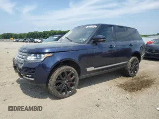 2017 Land Rover Range Rover HSE z VIN SALGS2FV9HA353777, wystawiony jako Copart lot #59791765 z przebiegiem 110 441 mil mil oraz Szkoda całkowita • Salvage title. Historia ofert i sprzedaży dostępna na DreamBid. Obrazek 1.