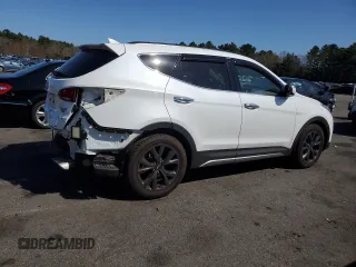 2018 Hyundai Santa Fe Ultimate with VIN 5NMZWDLA6JH095960, listed as a Copart auction lot 53760705 with 53,984 mi miles and Salvage title. Bid and sale history available at DreamBid. Image 3.