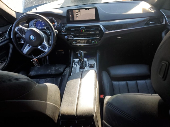 2019 BMW 5 Series 540i xDrive with VIN WBAJE7C57KWD55821, listed as a Copart auction lot 42227935 with 31,469 mi miles and Salvage Title. Bid and sale history available at carsss.com. Image 8.