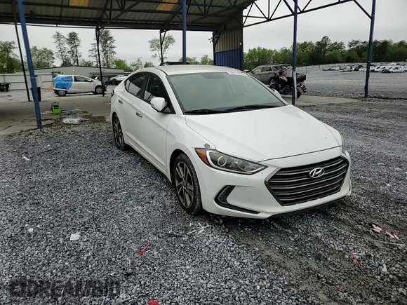 2017 Hyundai Elantra Limited with VIN 5NPD84LFXHH070413, listed as a Copart auction lot 52013365 with 78,761 mi miles and Salvage title. Bid and sale history available at DreamBid. Image 10.