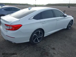 2020 Honda Accord Sedan Sport with VIN 1HGCV1F32LA153775, listed as a IAAI auction lot 40805529 with 1 mi miles. Bid and sale history available at carsss.com. Image 4.