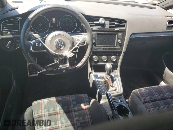 2020 Volkswagen Golf GTI S with VIN 3VW6T7AUXLM017267, listed as a Copart auction lot 58782074 with 42,181 mi miles and Salvage Title. Bid and sale history available at carsss.com. Image 8.