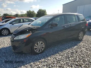 2012 Mazda 5 Sport with VIN JM1CW2BL5C0120122, listed as a Copart auction lot 53109125 with 128,269 mi miles and Salvage Title. Bid and sale history available at DreamBid. Image 1.