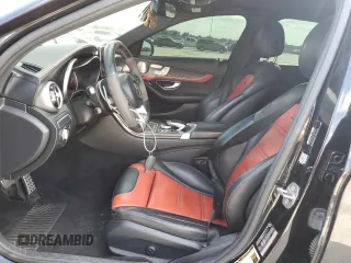 2017 Mercedes-Benz C 63 S AMG with VIN 55SWF8HB1HU183241, listed as a Copart auction lot 65524854 with 80,709 mi miles and Salvage title. Bid and sale history available at DreamBid. Image 7.