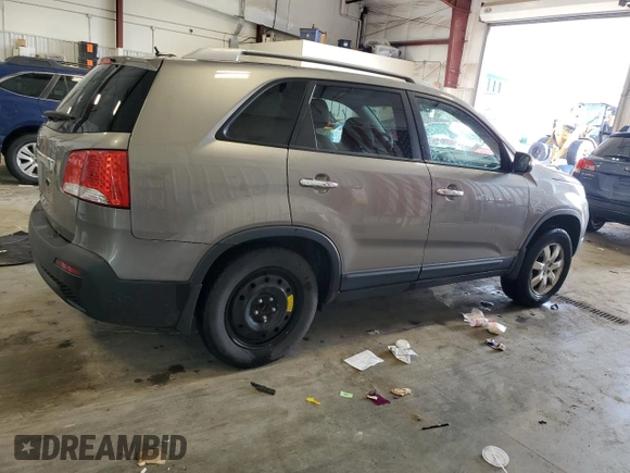 2012 Kia Sorento LX with VIN 5XYKT3A68CG249116, listed as a Copart auction lot 53667345 with 100,036 mi miles and Clean Title. Bid and sale history available at DreamBid. Image 3.