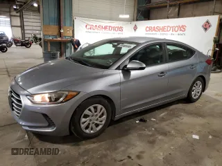 2017 Hyundai Elantra SE with VIN 5NPD74LF8HH101175, listed as a Copart auction lot 55985995 with 130,369 mi miles and Salvage title. Bid and sale history available at DreamBid. Image 1.