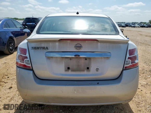 2012 Nissan Sentra SR with VIN 3N1AB6AP6CL726078, listed as a Copart auction lot 58065285 with 186,346 mi miles and Salvage title. Bid and sale history available at DreamBid. Image 6.