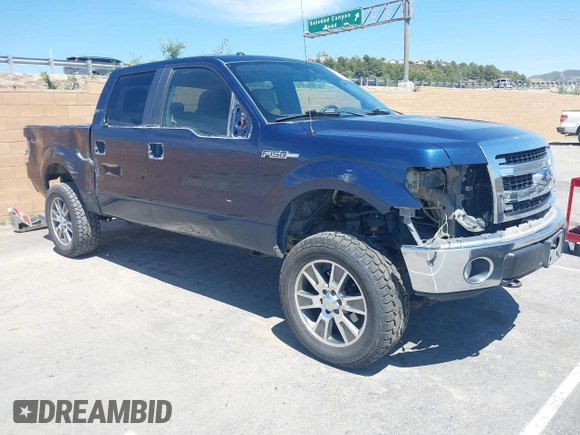 2014 Ford F-150 XL with VIN 1FTFW1EF1EKE11155, listed as a IAAI auction lot 42013793 with 245,476 mi miles and . Bid and sale history available at DreamBid. Image 1.