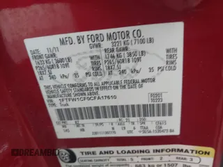 2012 Ford F-150 XL z VIN 1FTFW1CF0CFA17610, wystawiony jako IAAI lot #42110692 z przebiegiem 245 438 mil mil oraz . Historia ofert i sprzedaży dostępna na DreamBid. Obrazek 9.