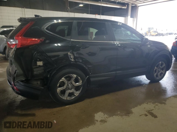 2018 Honda CR-V EX with VIN 7FARW2H50JE016773, listed as a Copart auction lot 55245515 with 115,733 mi miles and Salvage Title. Bid and sale history available at DreamBid. Image 3.