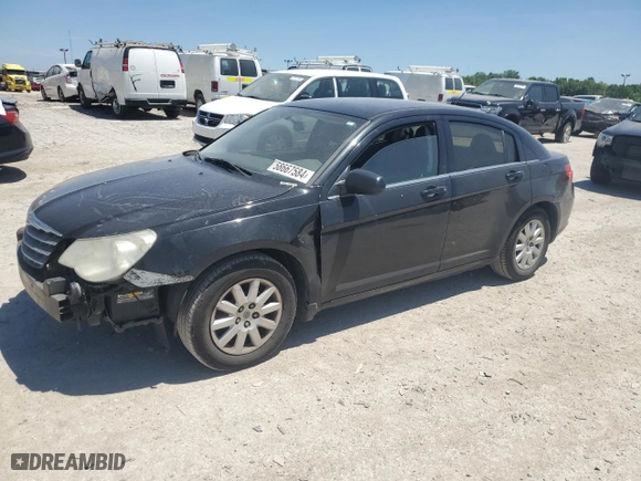 2010 Chrysler Sebring Touring with VIN 1C3CC4FB8AN229894, listed as a Copart auction lot 58667584 with 189,237 mi miles and Non Repairable. Bid and sale history available at carsss.com. Image 1.