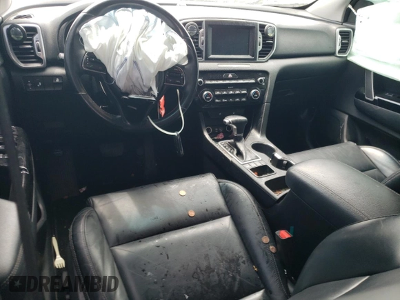 2018 Kia Sportage EX with VIN KNDPNCAC5J7404155, listed as a Copart auction lot 55111775 with 189,691 mi miles and Salvage title. Bid and sale history available at DreamBid. Image 8.
