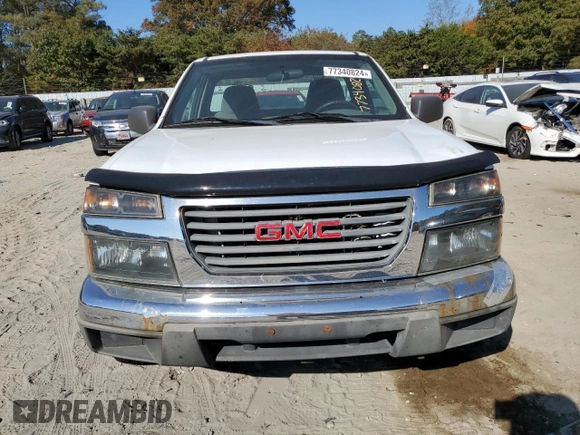 2006 GMC Canyon Work Truck with VIN 1GTCS148268175177, listed as a Copart auction lot 77340824 with 142,037 mi miles and Clean Title. Bid and sale history available at carsss.com. Image 5.