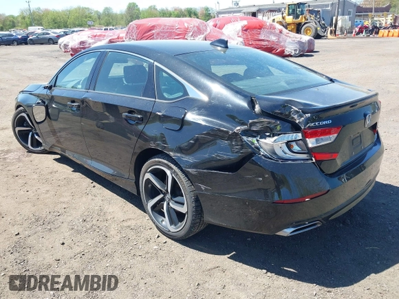 2020 Honda Accord Sport with VIN 1HGCV2F32LA001310, listed as a IAAI auction lot 42144612 with 54,728 mi miles and . Bid and sale history available at DreamBid. Image 3.