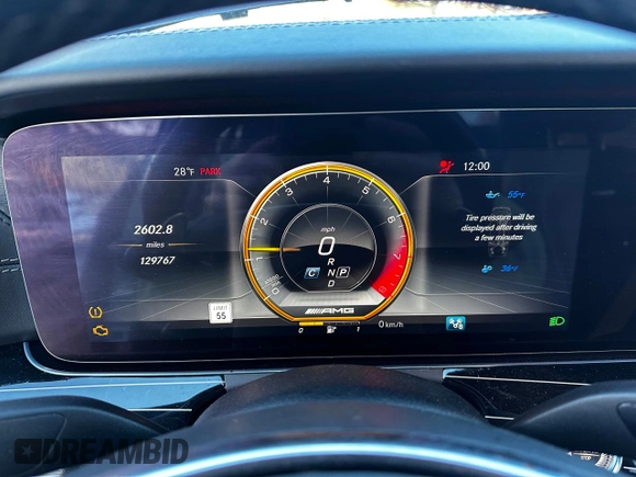 2018 Mercedes-Benz E-Class AMG E 63 S with VIN WDDZF8KB2JA456439, listed as a Copart auction lot 43244865 with 129,767 mi miles and Clean Title. Bid and sale history available at carsss.com. Image 8.