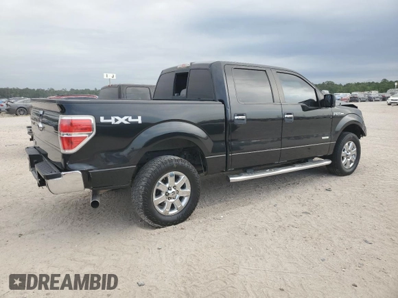2014 Ford F-150 XL with VIN 1FTFW1ET1EFA43915, listed as a Copart auction lot 53135585 with 176,680 mi miles and Salvage title. Bid and sale history available at DreamBid. Image 3.