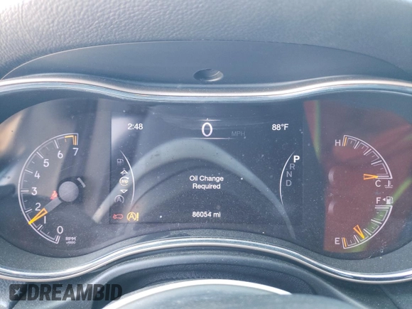 2016 Jeep Grand Cherokee Laredo with VIN 1C4RJEAGXGC358910, listed as a Copart auction lot 61499455 with 86,054 mi miles and Salvage title. Bid and sale history available at DreamBid. Image 9.