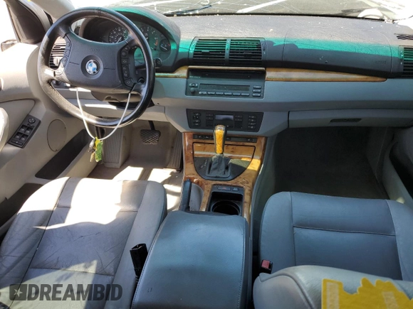 2002 BMW X5 3.0i with VIN 5UXFA53582LP46224, listed as a Copart auction lot 58294594 with 0 mi miles and Salvage Title. Bid and sale history available at carsss.com. Image 8.