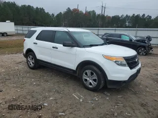 2014 Ford Utility Police Interceptor with VIN 1FM5K8AR9EGC40024, listed as a Copart auction lot 80796454 with 113,573 mi miles and Salvage Title. Bid and sale history available at carsss.com. Image 4.